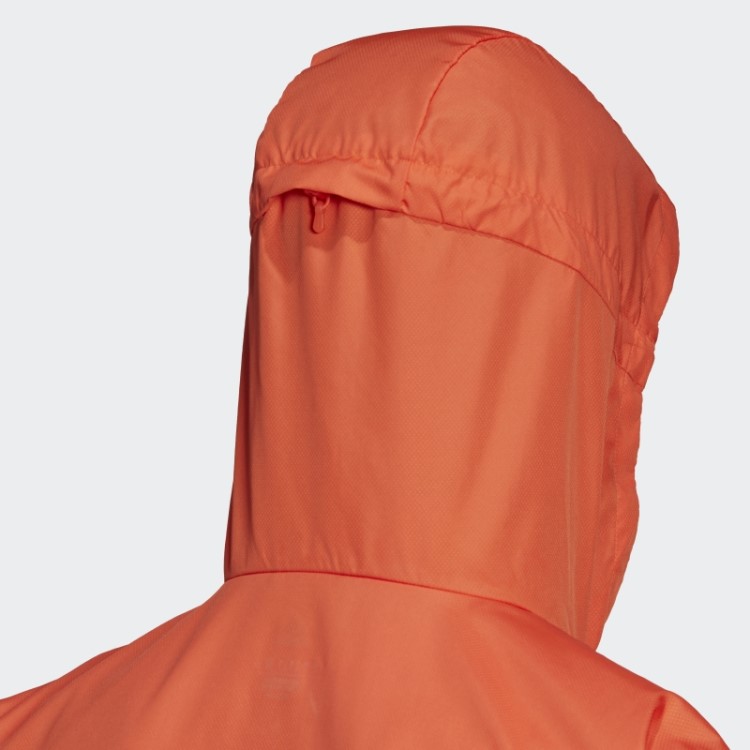 Adidas Laranja Possui A Jaqueta De Corrida