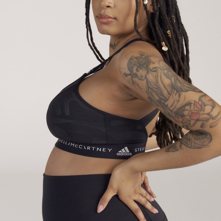 Adidas By Stella Mccartney Sutiã De Amamentação De Alto Suporte Fashion Preto