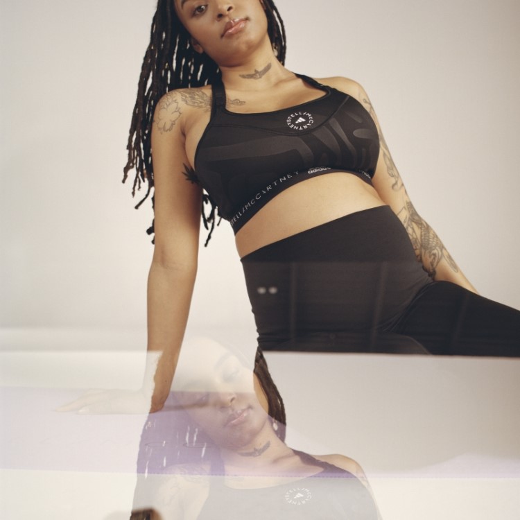 Adidas By Stella Mccartney Sutiã De Amamentação De Alto Suporte Fashion Preto