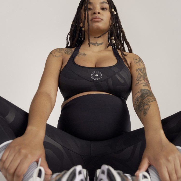 Adidas By Stella Mccartney Sutiã De Amamentação De Alto Suporte Fashion Preto