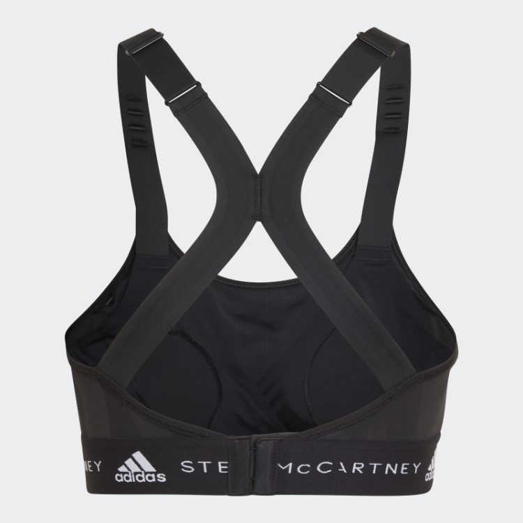 Adidas By Stella Mccartney Sutiã De Amamentação De Alto Suporte Fashion Preto