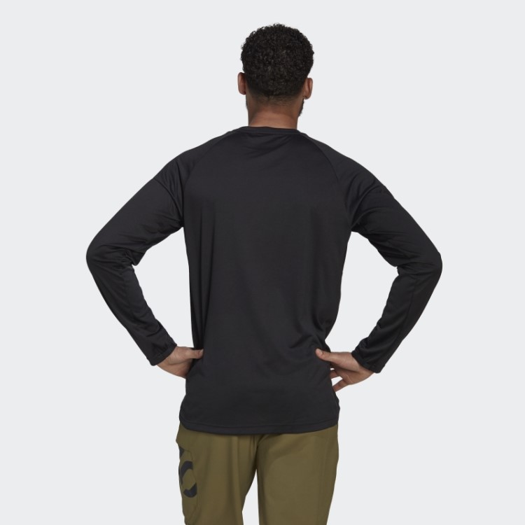 Camisa De Manga Longa Adidas Preta Five Ten