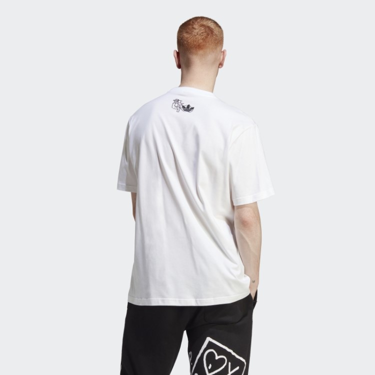 Estampa Branca Hack The Elite T-shirt Adidas