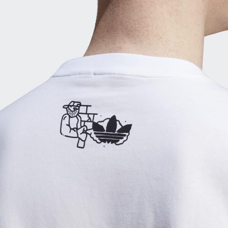Estampa Branca Hack The Elite T-shirt Adidas