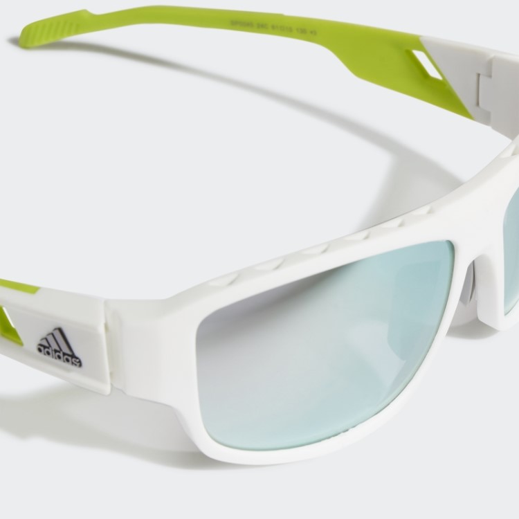 óculos De Sol Esportivo Branco Sp0045 Adidas