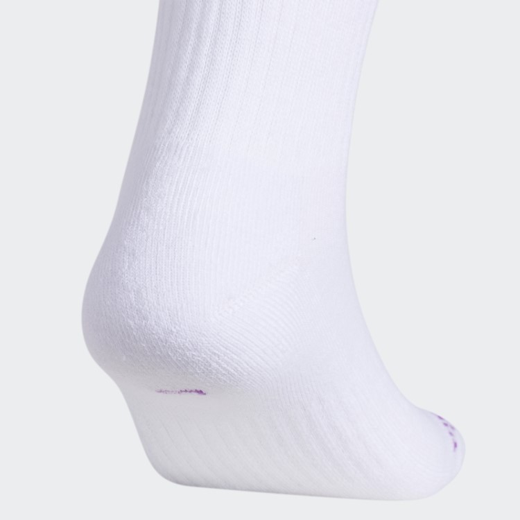 Meias Em Espiral 3 Pares Branco Adidas