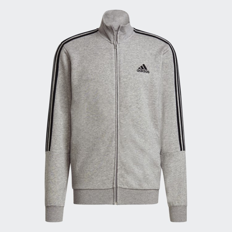Fato De Treino Com As 3 Riscas Cinza Médio Aeroready Essentials Adidas