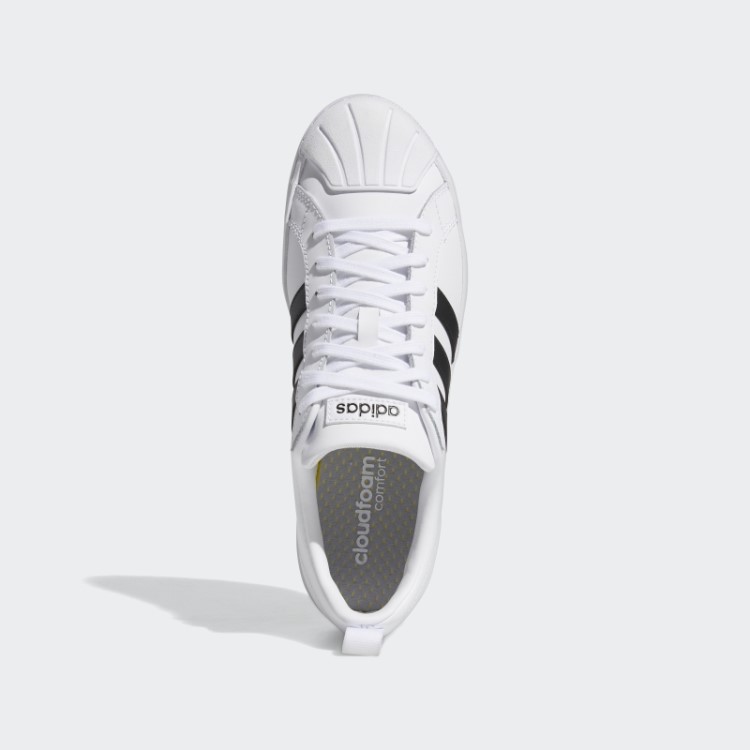 Sapato Baixo Branco Streetcheck Cloudfoam Adidas