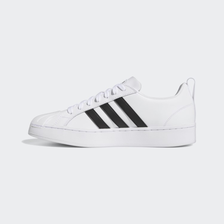 Sapato Baixo Branco Streetcheck Cloudfoam Adidas