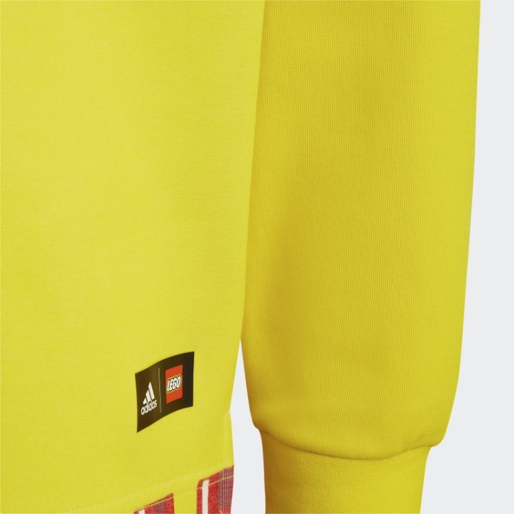 Moletom Adidas X Classic Lego Crew Branco Quente