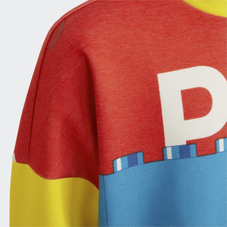 Moletom Adidas X Classic Lego Crew Branco Quente