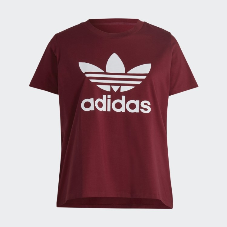 Camiseta Adidas Adicolor Classics Trefoil (tamanho Grande) Vermelha