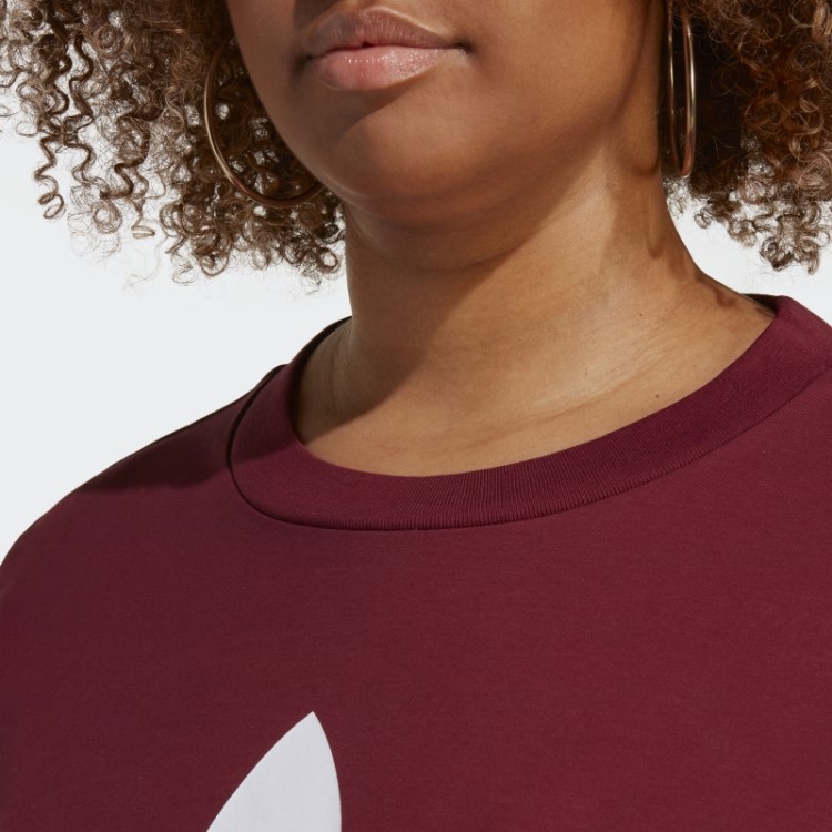 Camiseta Adidas Adicolor Classics Trefoil (tamanho Grande) Vermelha