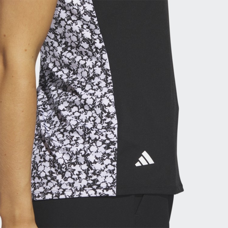 Adidas Camisa Polo De Golfe Sem Mangas Preta Ultimate365