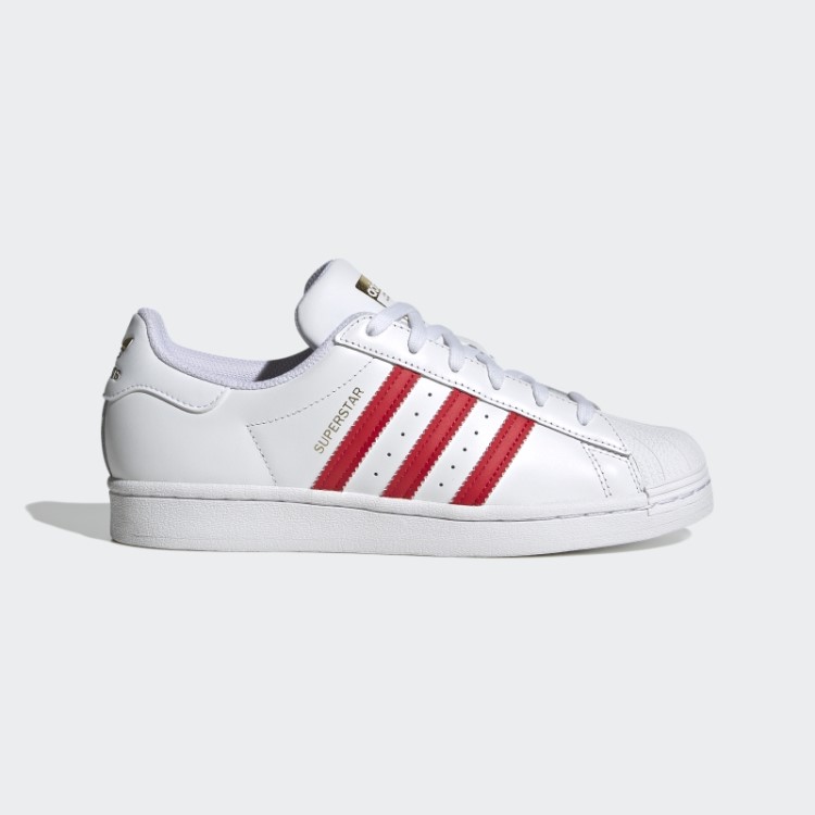 Sapatos Superstar Metálicos Dourados Adidas Moda