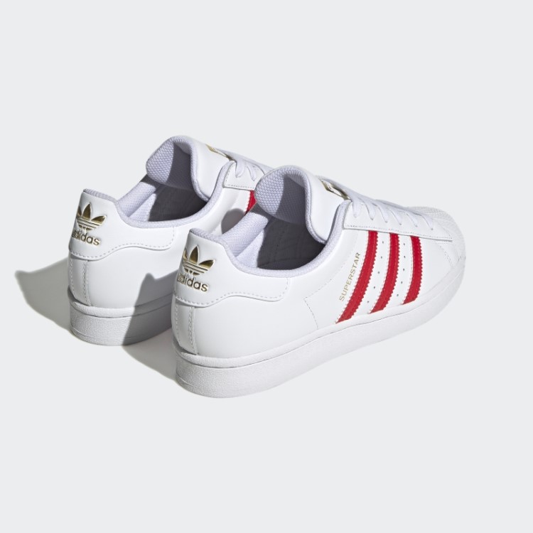 Sapatos Superstar Metálicos Dourados Adidas Moda