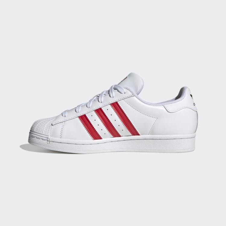 Sapatos Superstar Metálicos Dourados Adidas Moda