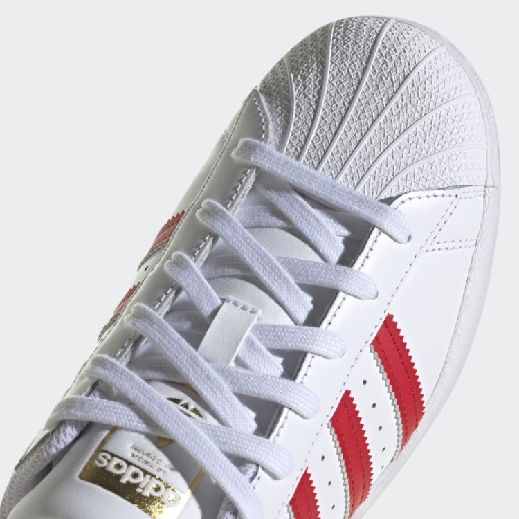 Sapatos Superstar Metálicos Dourados Adidas Moda