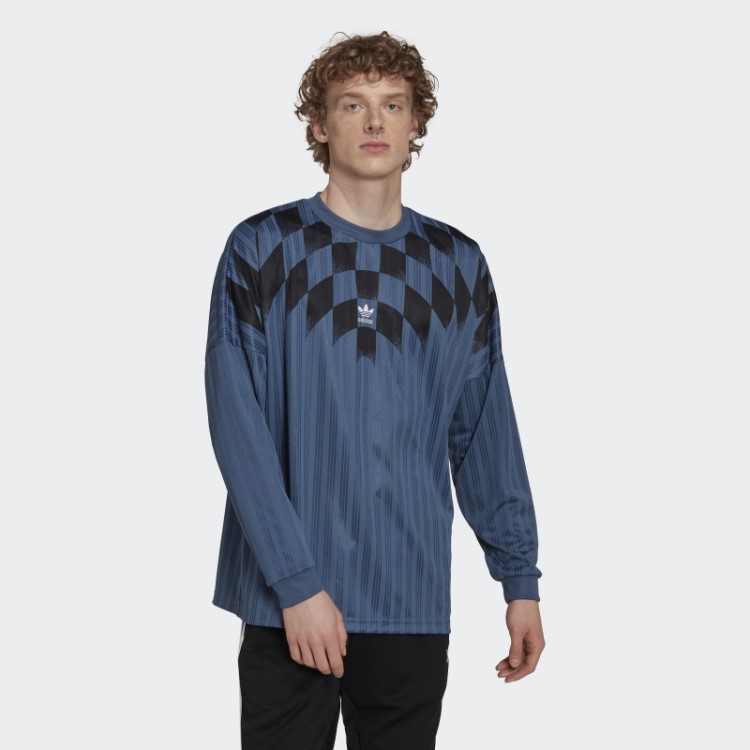 Camisa De Manga Longa Adidas Rekive Estampada Em Aço