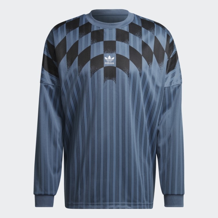 Camisa De Manga Longa Adidas Rekive Estampada Em Aço