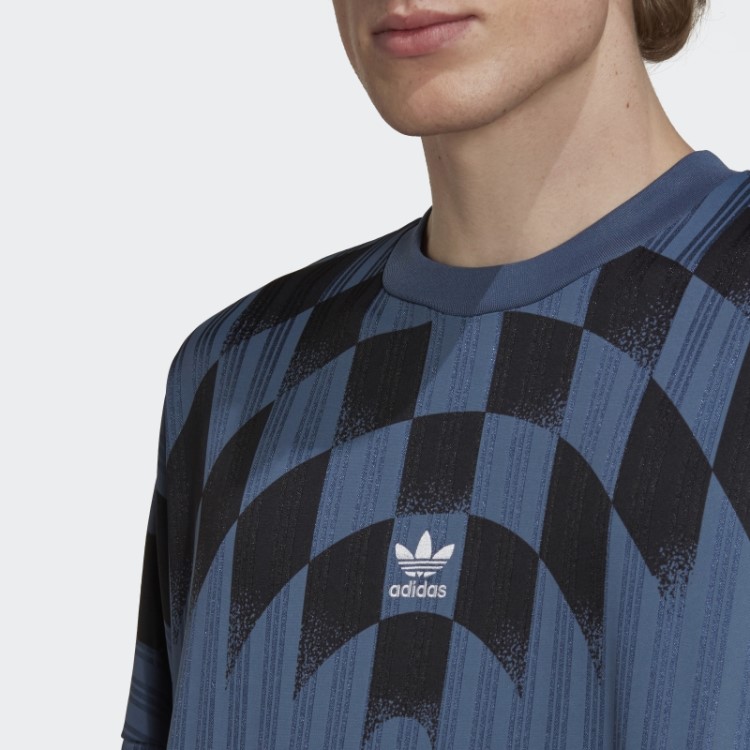 Camisa De Manga Longa Adidas Rekive Estampada Em Aço