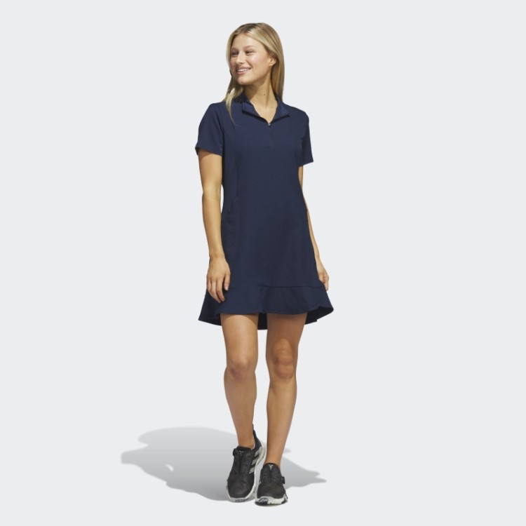 Adidas Vestido Babado Moda Marinho