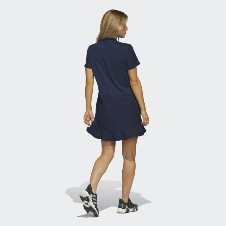 Adidas Vestido Babado Azul Marinho