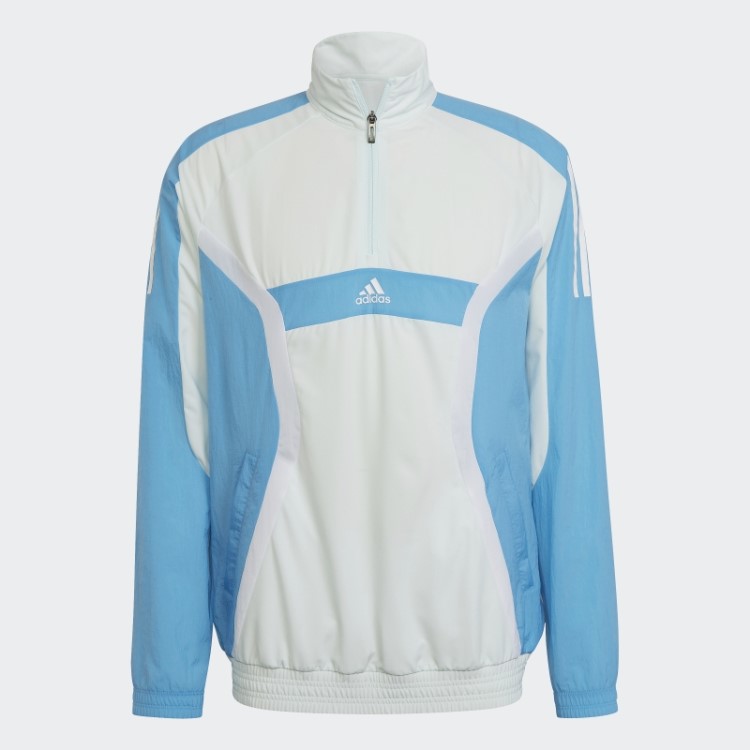 Top Adidas Training Com Fecho De Zíper Ice Mint