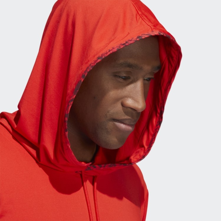Pulôver Donovan Mitchell Com Capuz Vermelho Adidas