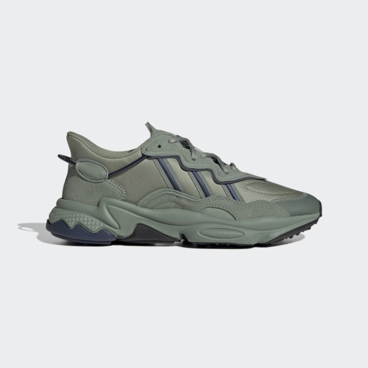 Sapatos Ozweego Verde Prateado Adidas