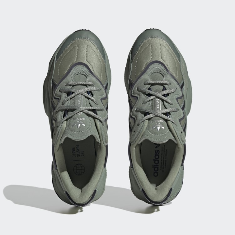 Sapatos Ozweego Verde Prateado Adidas