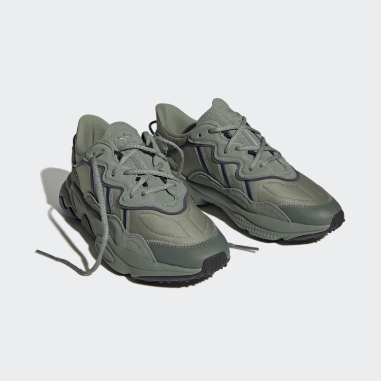 Sapatos Ozweego Verde Prateado Adidas
