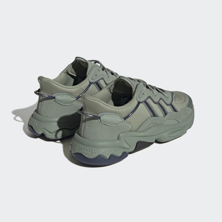 Sapatos Ozweego Verde Prateado Adidas