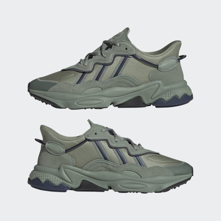 Sapatos Ozweego Verde Prateado Adidas