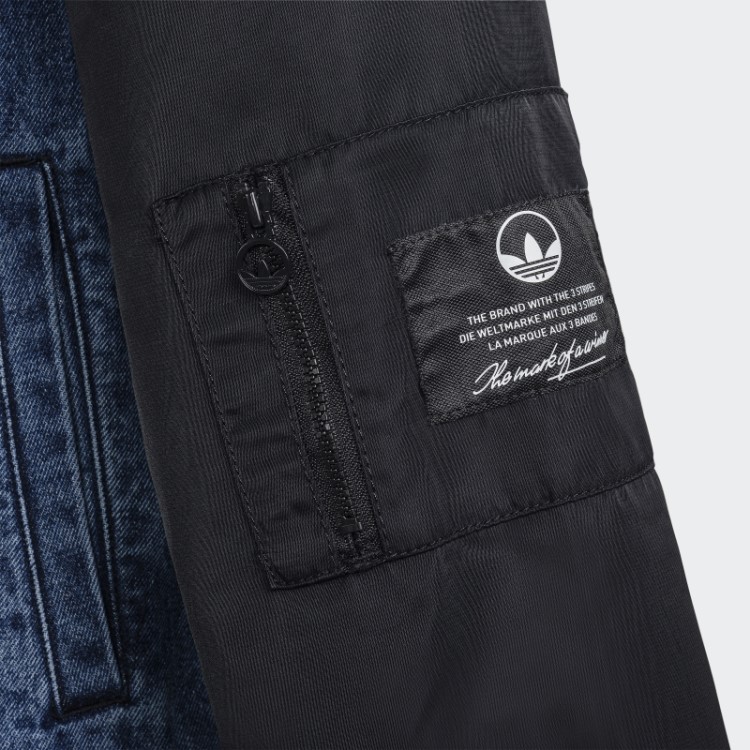Jaqueta Jeans Colegial Azul índigo Jeans Adidas