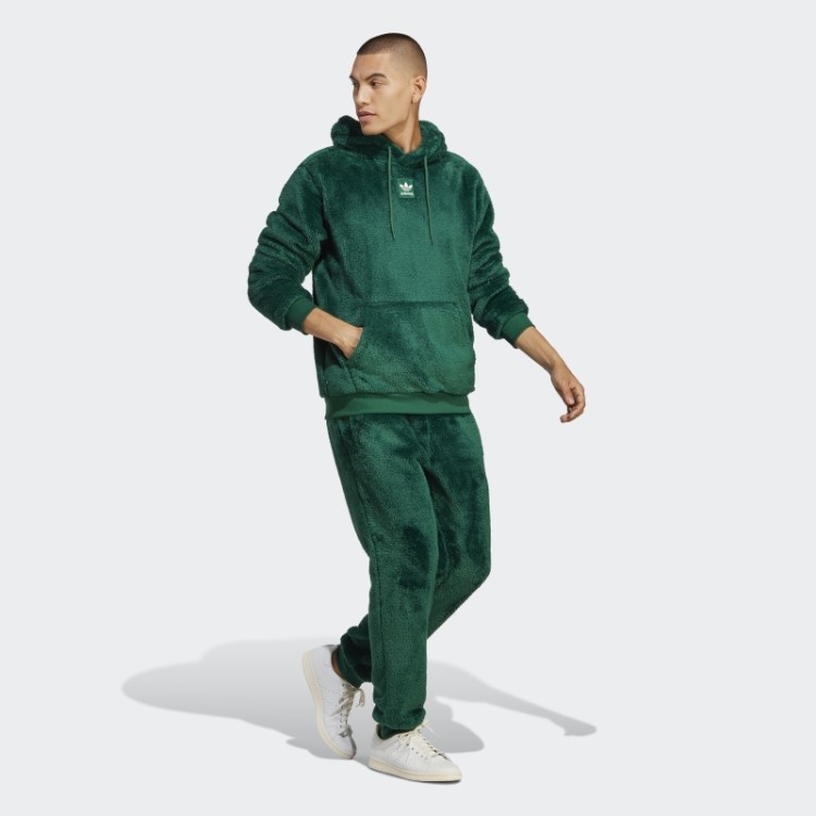 Essentials+ Moletom Fofo De Lã Adidas Verde Escuro