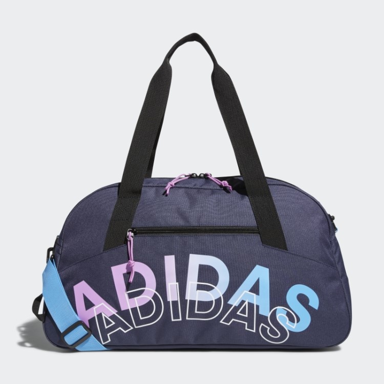 Bolsa Esportiva Preta Adidas Com Estampa
