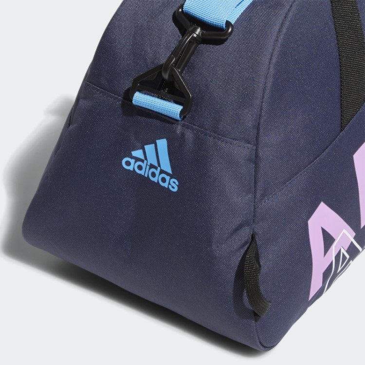 Bolsa Esportiva Preta Adidas Com Estampa