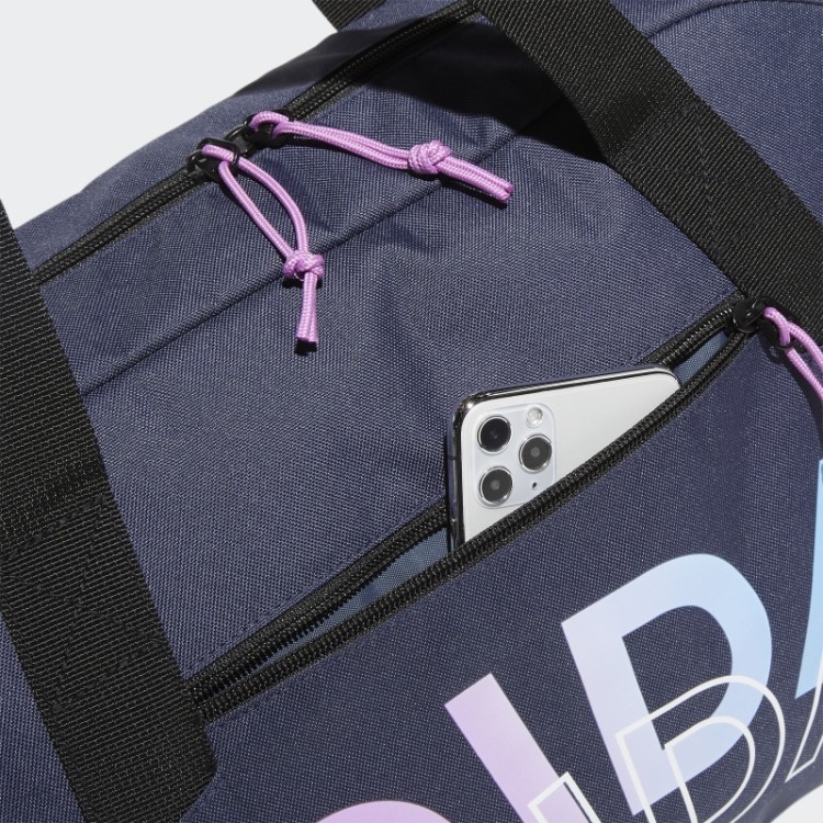 Bolsa Esportiva Preta Adidas Com Estampa