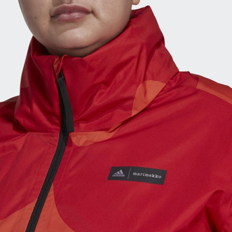 Jaqueta Marimekko Traveer Rain.rdy (tamanho Grande) Adidas Laranja