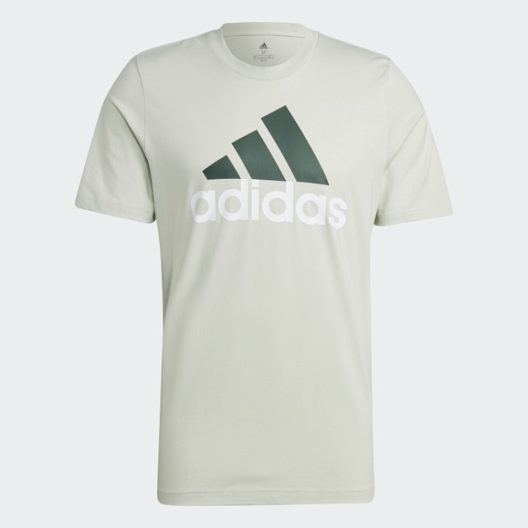 Essentials Camiseta Com Logo Grande Verde Adidas