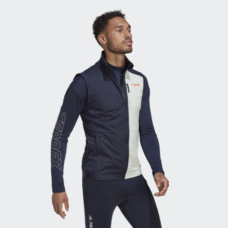 Moda Adidas Terrex Xperior Esqui Cross-country Colete Soft Shell Verde