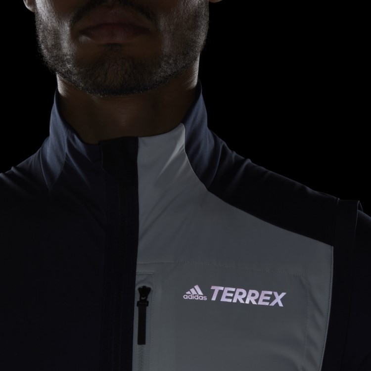 Moda Adidas Terrex Xperior Esqui Cross-country Colete Soft Shell Verde