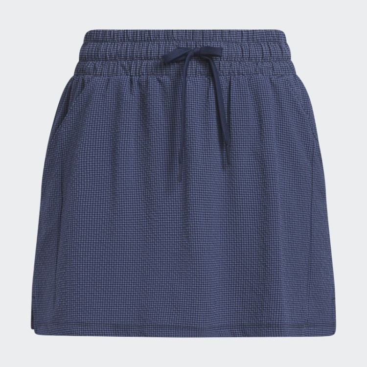 Calção De Golfe Adidas Navy Seersucker De 16 Polegadas