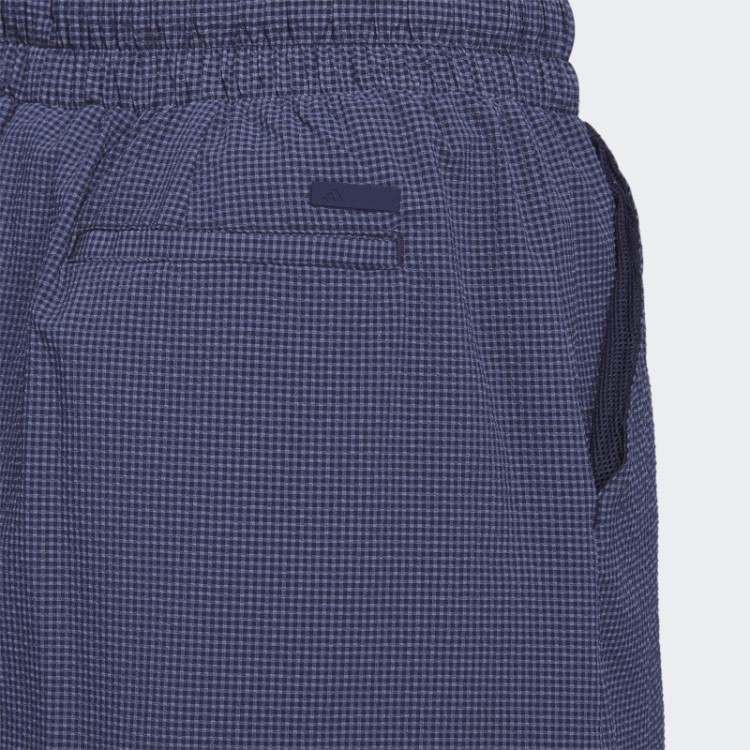 Calção De Golfe Adidas Navy Seersucker De 16 Polegadas