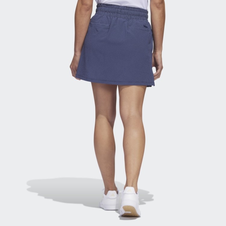 Saia De Golfe Adidas Navy Seersucker De 16 Polegadas