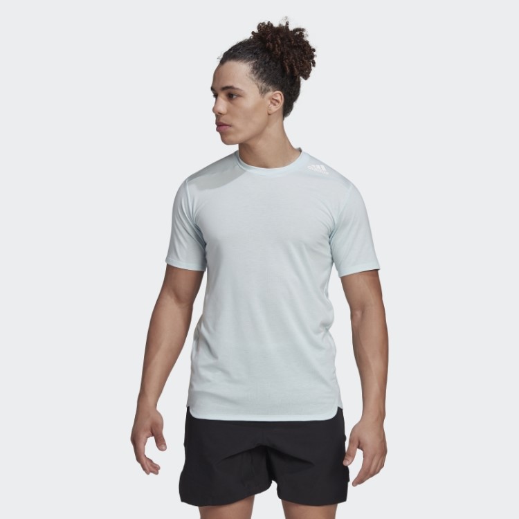 Projetada Para Camiseta De Treino Azul Adidas