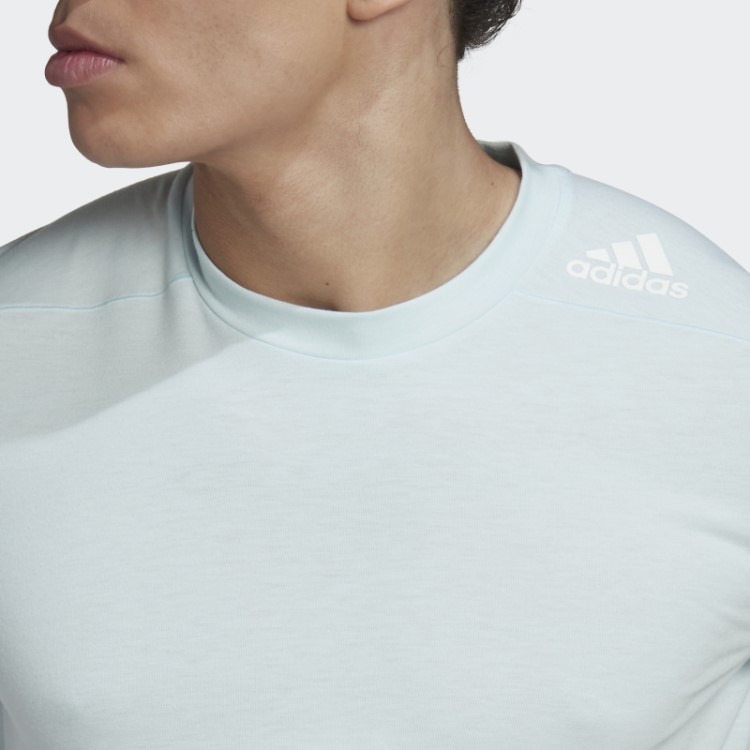 Projetada Para Camiseta De Treino Azul Adidas