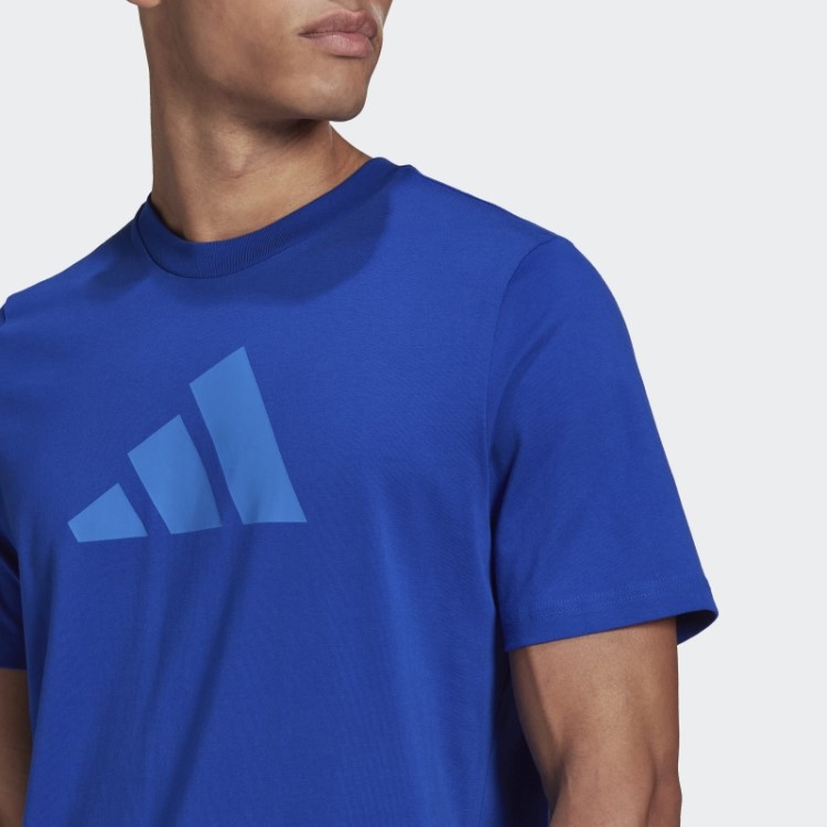 Camiseta Com Logotipo Future Icons Azul Royal Adidas