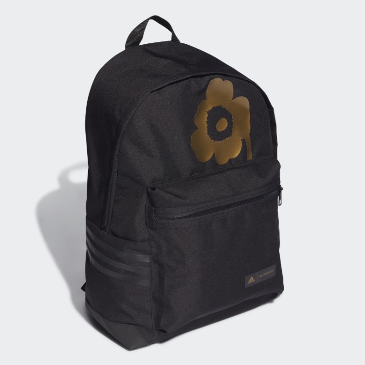Marimekko Unikko Mochila Clássica Com Estampa De Flores Preta Adidas